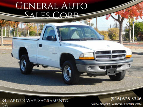 2001 Dodge Dakota for sale at General Auto Sales Corp in Sacramento CA