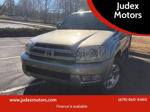 2005 Toyota 4Runner for sale at Judex Motors in Loganville GA