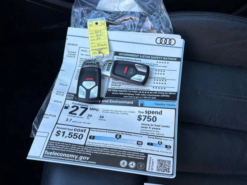 2017 Audi A4 2.0T quattro Premium Plus