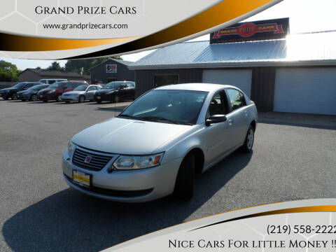 2006 Saturn Ion for sale at Grand Prize Cars in Cedar Lake IN
