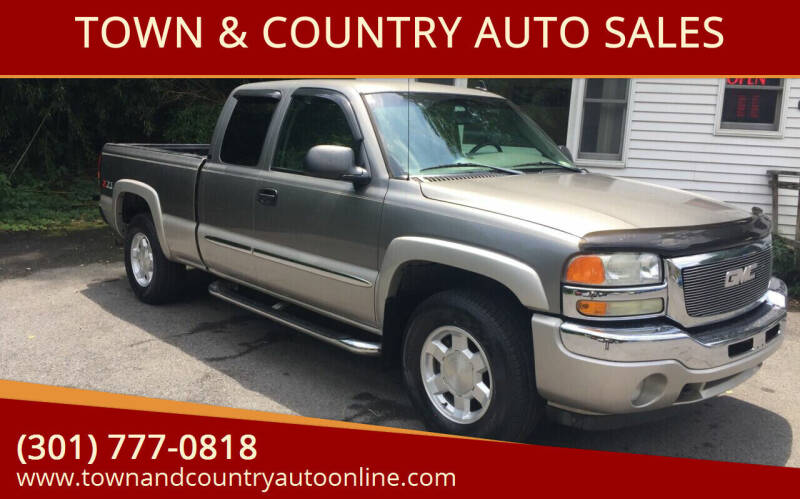 2006 GMC Sierra 1500 for sale at TOWN & COUNTRY AUTO SALES in Cumberland MD