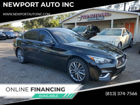2018 Infiniti Q50 for sale at NEWPORT AUTO INC in Tampa FL