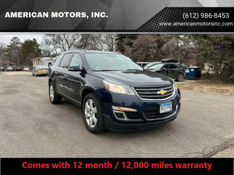 2017 Chevrolet Traverse for sale at AMERICAN MOTORS, INC. in Farmington MN