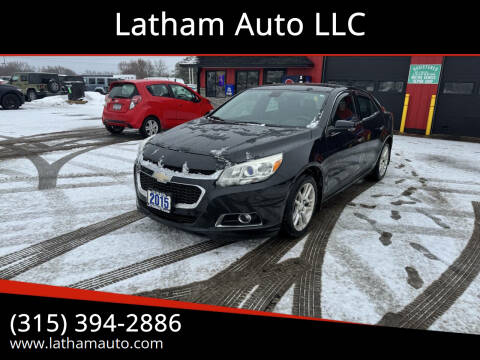 2015 Chevrolet Malibu for sale at Latham Auto LLC in Ogdensburg NY