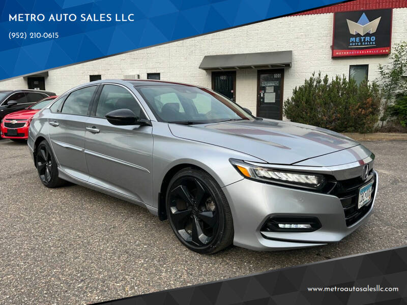 2018 Honda Accord for sale at METRO AUTO SALES LLC in Lino Lakes MN