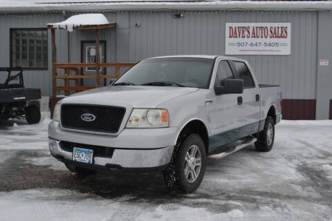 2005 Ford F-150 for sale at Dave's Auto Sales in Winthrop MN