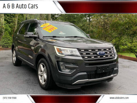 2017 Ford Explorer for sale at A & B Auto Cars in Newark NJ