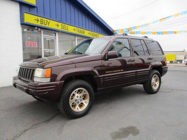 1996 Jeep Grand Cherokee for sale at Affordable Auto Rental & Sales in Spokane Valley WA