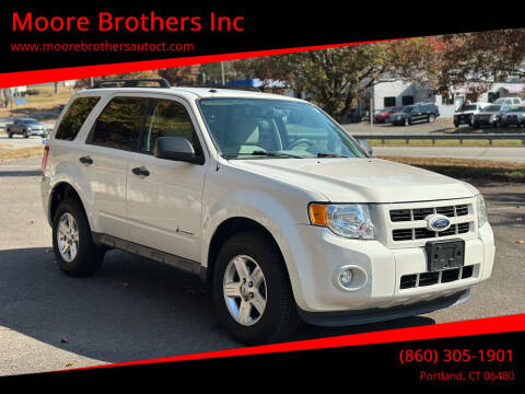 2012 Ford Escape Hybrid for sale at Moore Brothers Inc in Portland CT