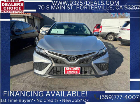 2021 Toyota Camry for sale at Dealers Choice Inc in Farmersville CA