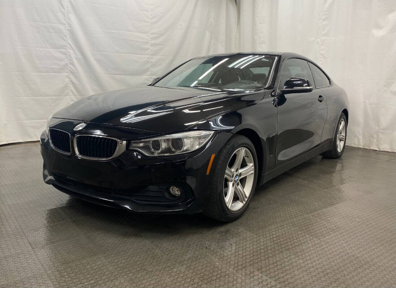 2014 BMW 4 Series 428i xDrive AWD 2dr Coupe SULEV - Black exterior view 4
