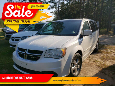 2013 Dodge Grand Caravan for sale at SUNNYBROOK USED CARS in Menahga MN