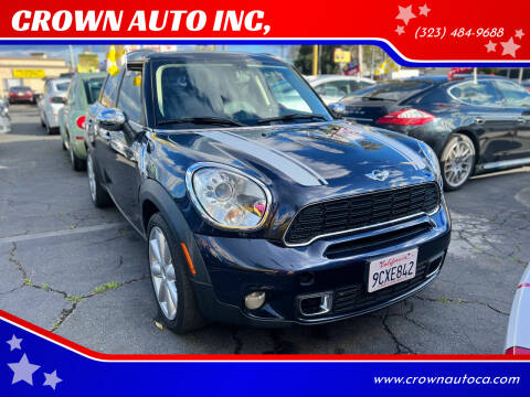 2013 MINI Countryman for sale at CROWN AUTO INC, in South Gate CA