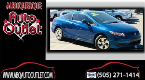 2013 Honda Civic for sale at ALBUQUERQUE AUTO OUTLET in Albuquerque NM