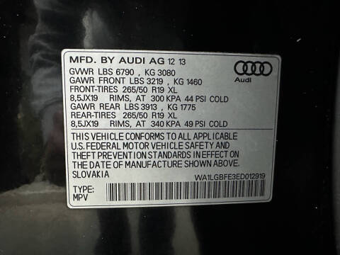 2014 Audi Q7 3.0T quattro Premium Plus