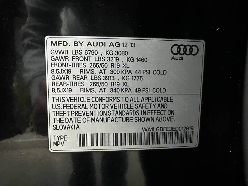 2014 Audi Q7 3.0T quattro Premium Plus