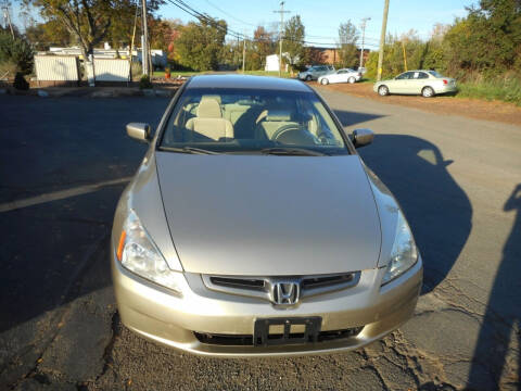 2003 Honda Accord for sale at WHOLESALE MOTORCARS Sales & Auto Repair in Newington CT