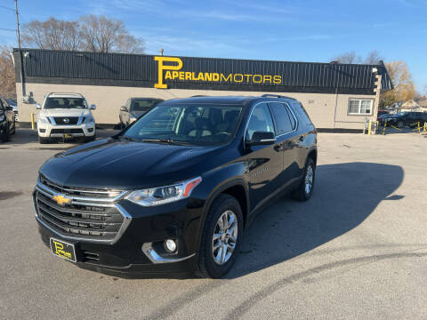 2019 Chevrolet Traverse for sale at PAPERLAND MOTORS in Green Bay WI