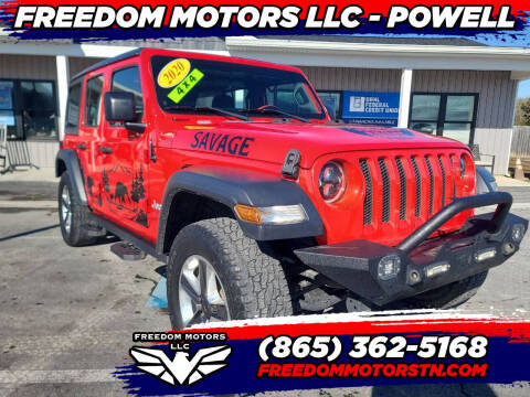 2020 Jeep Wrangler Unlimited for sale at Freedom Motors LLC - Freedom Motors Powell in Powell TN