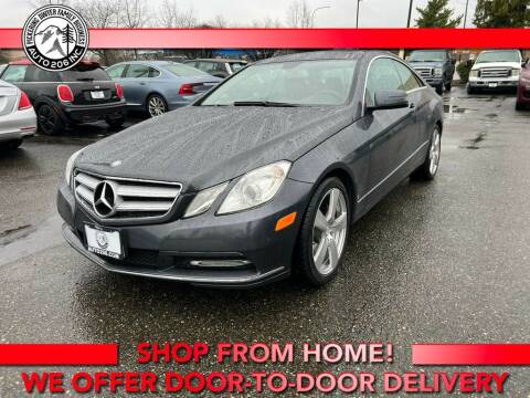 2013 Mercedes-Benz E-Class for sale at Auto 206, Inc. in Kent WA