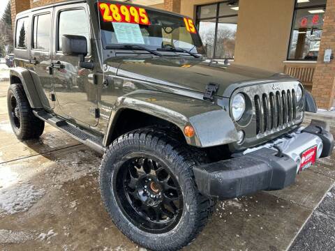 2015 Jeep Wrangler Unlimited for sale at Arandas Auto Sales in Milwaukee WI