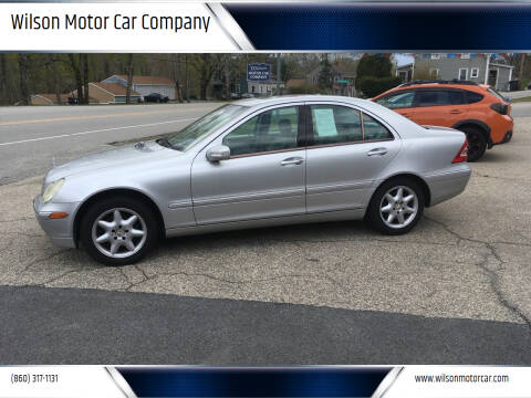 2002 Mercedes-Benz C-Class for sale at Wilson Motor Car Company in Moosup CT