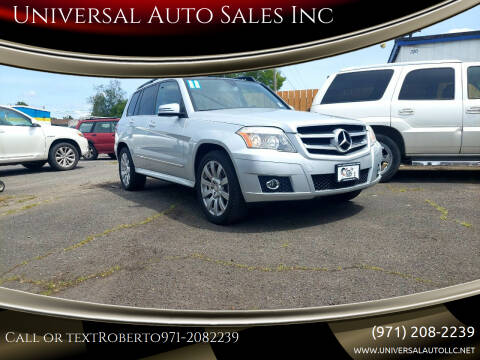 2011 Mercedes-Benz GLK for sale at Universal Auto Sales Inc in Salem OR