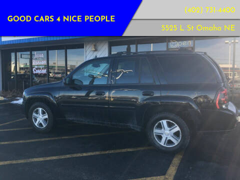 2006 Chevrolet TrailBlazer for sale at Good Cars 4 Nice People in Omaha NE