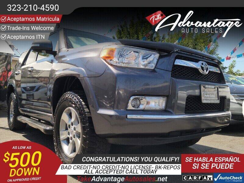 2011 Toyota 4Runner for sale at ADVANTAGE AUTO SALES INC in Bell CA