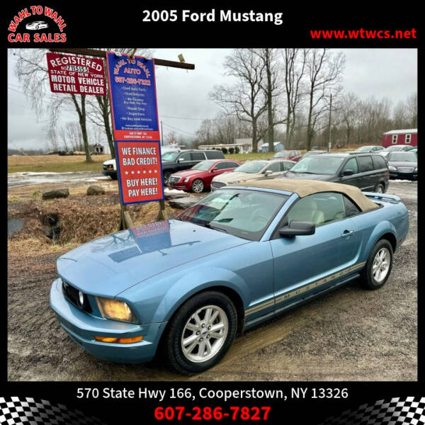 2005 Ford Mustang for sale at Wahl to Wahl Car Sales in Cooperstown NY