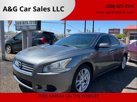 2014 Nissan Maxima for sale at A&G Car Sales  LLC in Tucson AZ