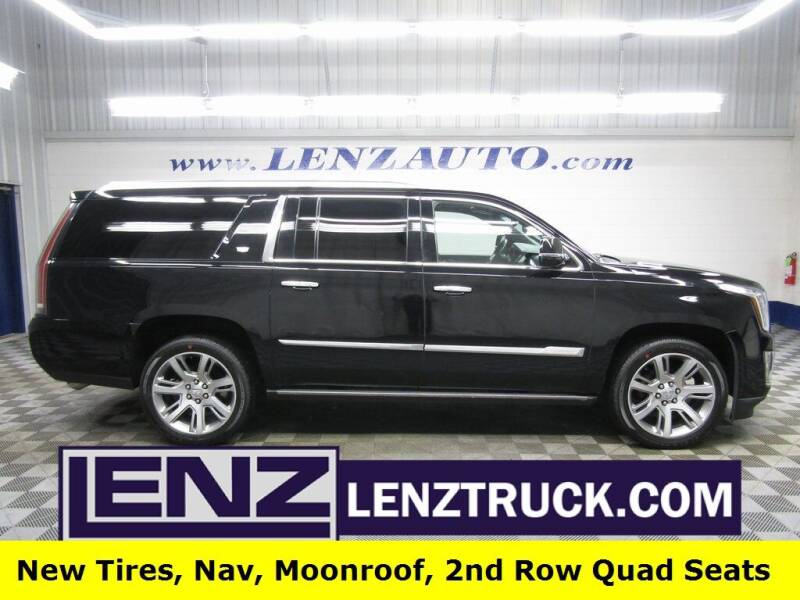 2016 Cadillac Escalade ESV for sale at LENZ TRUCK CENTER in Fond Du Lac WI