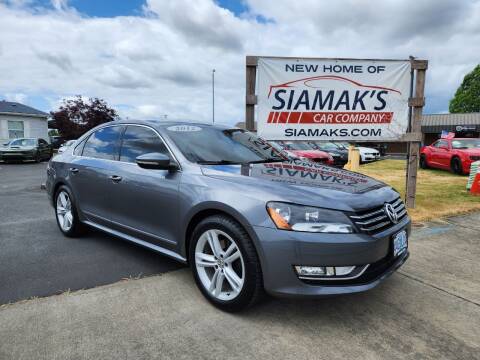 2012 Volkswagen Passat for sale at Siamak's Car Company llc in Woodburn OR