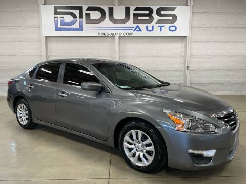 2015 Nissan Altima for sale at DUBS AUTO LLC in Clearfield UT