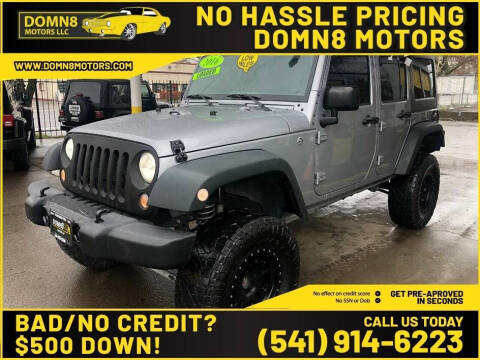 2016 Jeep Wrangler Unlimited for sale at Deals on Wheels of the Northwest LLC in Springfield OR