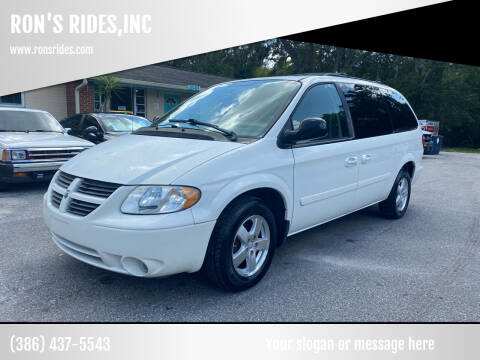2007 Dodge Grand Caravan for sale at RON'S RIDES,INC in Bunnell FL