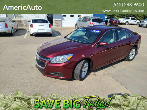 2016 Chevrolet Malibu Limited for sale at AmericAuto in Des Moines IA