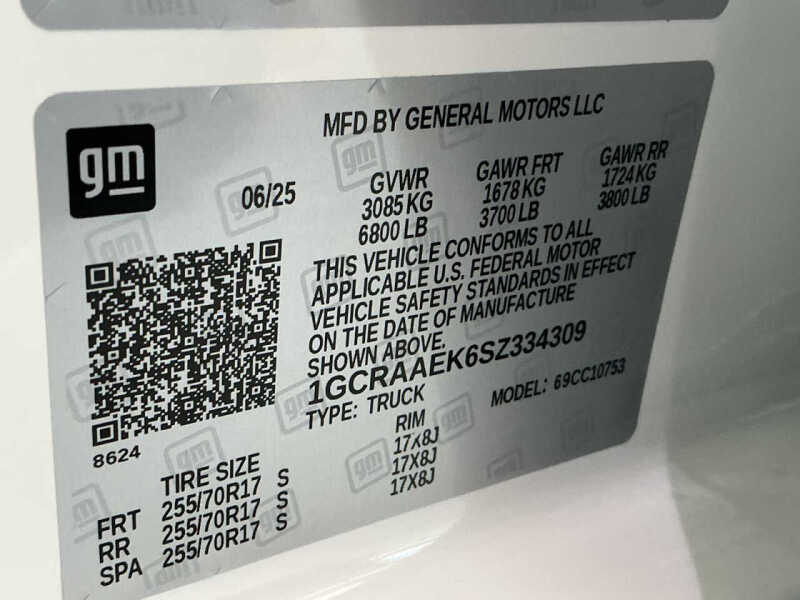 2025 Chevrolet Silverado 1500 Work Truck