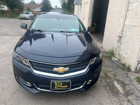 2016 Chevrolet Impala for sale at PAPERLAND MOTORS in Green Bay WI