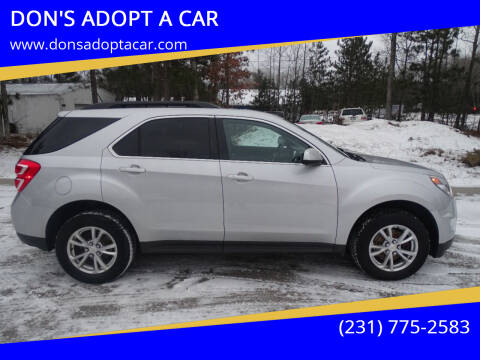 2016 Chevrolet Equinox for sale at DON'S ADOPT A CAR in Cadillac MI