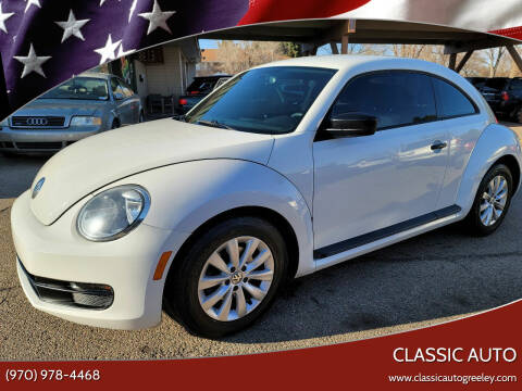 2013 Volkswagen Beetle for sale at Classic Auto in Greeley CO