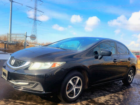 2015 Honda Civic for sale at BELOW BOOK AUTO SALES in Idaho Falls ID