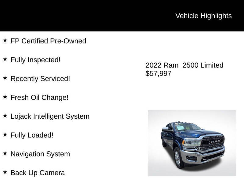2022 RAM 2500 Limited