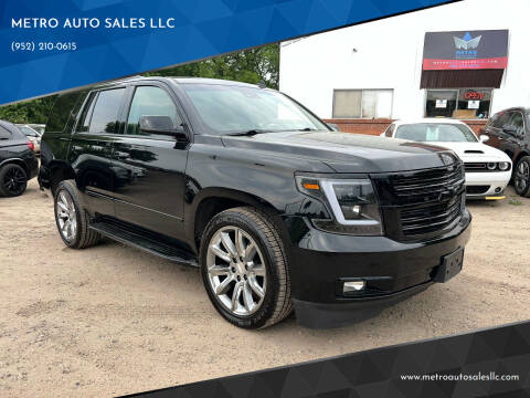2015 Chevrolet Tahoe for sale at METRO AUTO SALES LLC in Lino Lakes MN