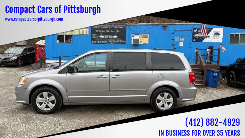 2016 Dodge Grand Caravan for sale at Compact Cars of Pittsburgh in Pittsburgh PA