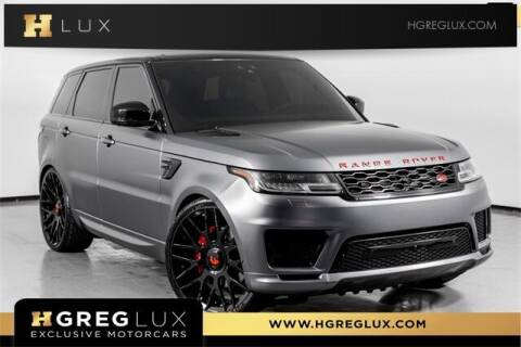 2021 Land Rover Range Rover Sport for sale at HGREG LUX EXCLUSIVE MOTORCARS in Pompano Beach FL