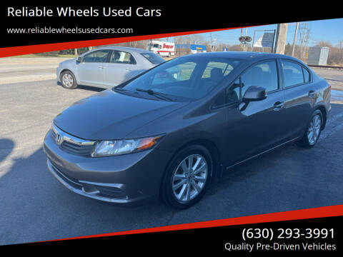 2012 Honda Civic for sale at Reliable Wheels Used Cars in West Chicago IL