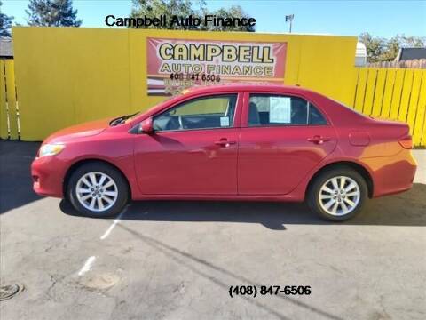 2010 Toyota Corolla for sale at Campbell Auto Finance in Gilroy CA