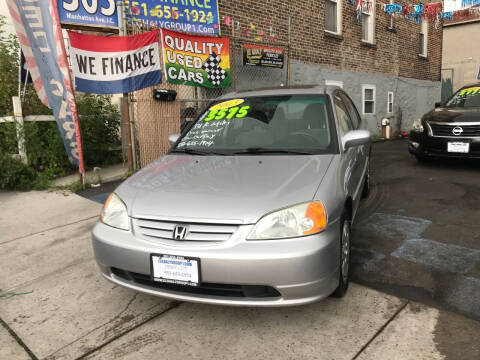 2003 Honda Civic for sale at EL GHALY GROUP 1 Quality used vehicles in Jersey City NJ