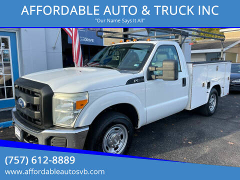 2011 Ford F-250 Super Duty for sale at AFFORDABLE AUTO & TRUCK INC in Virginia Beach VA